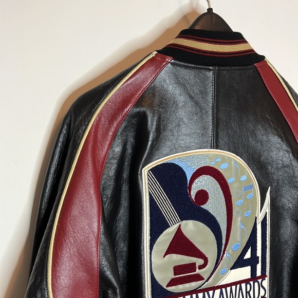 Grammys Vintage Avirex Varsity leather jacket from the 41st Grammy Awards - Picture 10 of 16